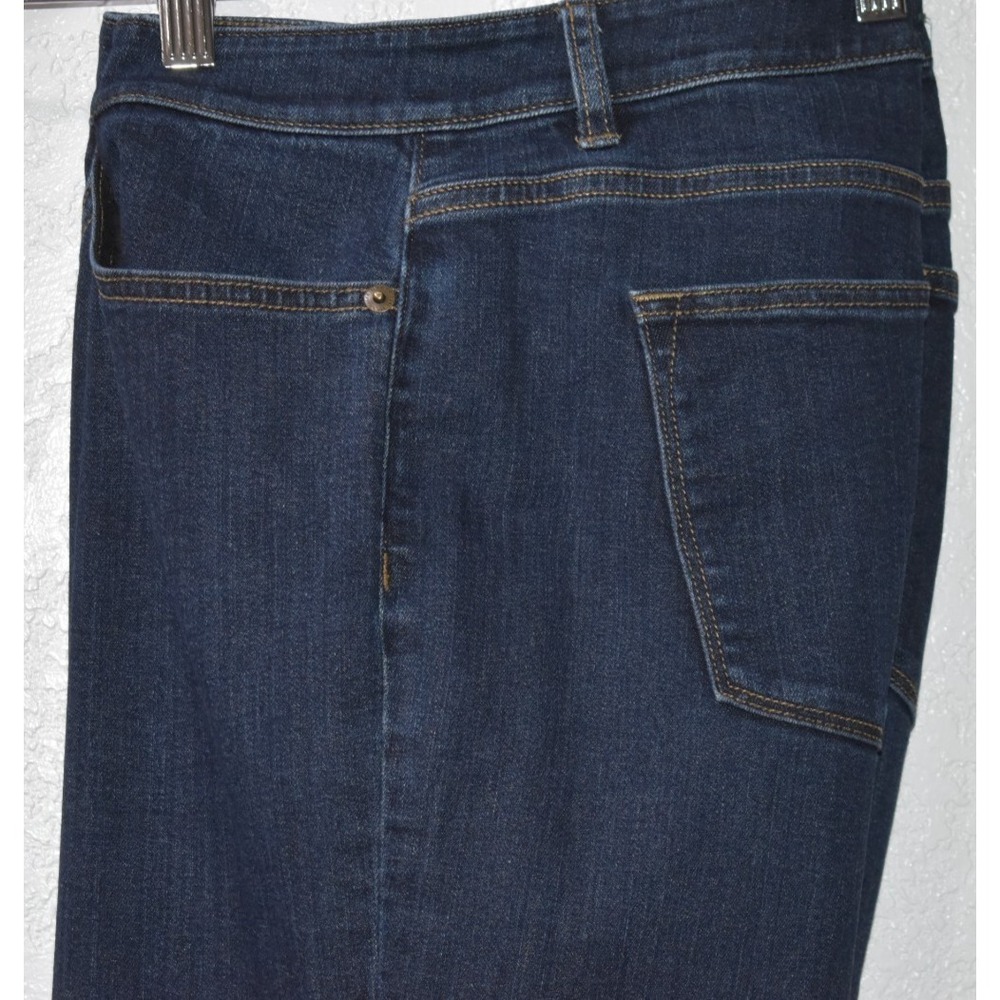 LRL‎ Lauren Ralph Lauren Jeans Co Women 14W Blue Denim Classic Straight 5-Pocket - Picture 13 of 16